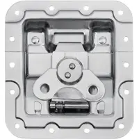 Adam hall V5 Gekröpfter Butterfly-Verschluss mit Nietschutz mittel 14 mm