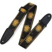 Levys Leathers MPJG-SUN-BLK Jacquard Sun-Polyester-Gurt schwarz
