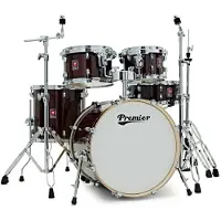 Premier Artist 20" 5pc Fusion Drum Kit Cherry Red