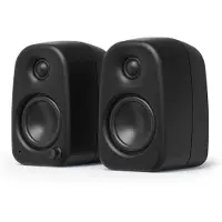 Kanto Audio Kanto UKI 100W Desktop-Lautsprecher mit Bluetooth USB-C Kopfhörerausgang Onyx (Paar)