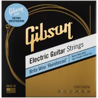 Gibson Brite Drahtverstärkte Gitarrensaiten Light 10-46