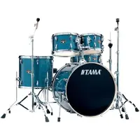 Tama Imperialstar 22 5teiliges Schlagzeug mit Meinl-Becken Hairline Blau
