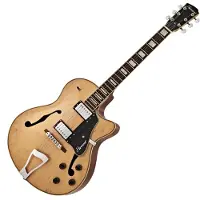 Hartwood Novella Hollowbody-Gitarre Natur