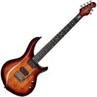 Sterling By Music Man Sterling Majesty MAJ200X Spalted Maple Blood Orange Burst