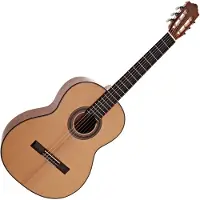 Hartwood Artisan Konzertgitarre geflammtes Mahagoni Natur-Finish