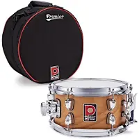 Premier Artist 10" x 5.5" Birke Snare Drum & Soft Case Esche antik
