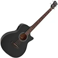 Gear4Music Elektroakustik-Bassgitarre von Schwarz