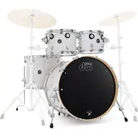 DW Drums Performance Series 5 Piece Shell Pack m/Snare White Marine