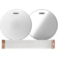 Evans 13" UV1 Reverse Dot Snare Drumfell &Snare Seite Hazy 300er Pack