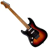 JET Guitars JS-400 Ahorn geröstet Linkshänder Sunburst