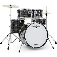 Gear4Music BDK-20 Fusion-Schlagzeug von Black Oyster