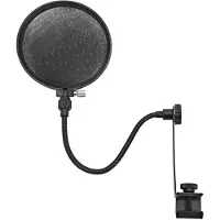 Gear4Music Mikrofon-Pop-Filter für Mikrofonständer von