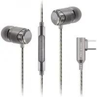 SoundMagic E11D In Ear Isolating USB-C Ohrhörer mit Mikrofon Silver