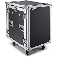 Trojan Pro 12U Heavy-Duty Pop-Up-Mixer-Rack-Flightcase
