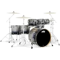 PDP Concept Ahorn 22 7pc Shell Pack Silber Black Funkeln
