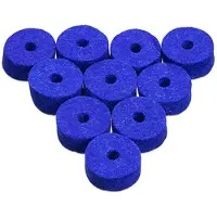 Ahead Blaue Wollfilze für Becken 10er-Pack