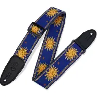 Levys Leathers Jacquard Sun-Polyester-Gurt Blau