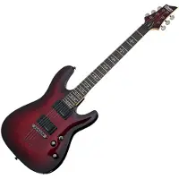 Schecter Demon-6 Crimson Red Burst