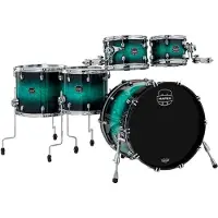 Mapex Saturn VI 22" 5pc Saturn VI Studioease Kesselsatz Marine Teal Burst