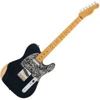 Fender Brad Paisley Road Worn Telecaster MN Black Sparkle