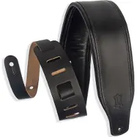 Levys Leathers M26PD-BLK 3" Top-Grain-Lederband schwarz