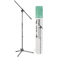 Stagg MIS-1022BK Boom Mikrofonstativ mit klappbare Beine