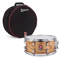 Premier Artist 14" x 6.5" Birke Snare Drum & Soft Case Esche antik