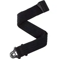 D'addario And Co 50BAL01 Auto Lock Gitarrengurt schwarz gepolstert Streifen