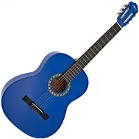 Gear4Music Klassische Gitarre Dark Blue von