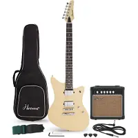Hartwood Charger Origin Gitarrenpaket Vintage White