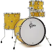 Gretsch drums Gretsch Catalina Club 20 Kesselsatz Yellow Satin Flame