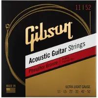 Gibson Phosphorbronze ultraleichte Akustikgitarrensaiten 11-52