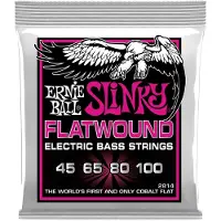 Ernie Ball 2814 Super Slinky Flatwound Bass Satz 45-100