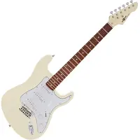 Gear4Music LA Select Legacy E-Gitarre von Vintage White