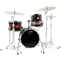 DW Drums Design Series Mini Pro 18 Maple Kesselsatz Tobacco Burst