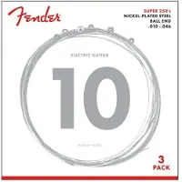 Fender 250R Nickel-Plated Steel Ball End E-Gitarrensaiten 10-46 3er Pack