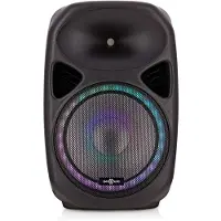 Gear4Music Galaxy Aktiver 15"-Lautsprecher mit Lichteffekten von