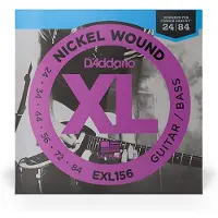 Daddario EXL156 Nickel-Wound Fender Bass VI Saiten .024-.084