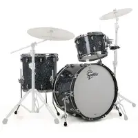 Gretsch drums Gretsch USA Brooklyn 20 3-teiliger Kesselsatz Deep Marine Black Pearl