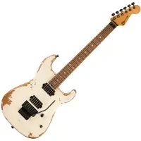 Charvel Pro-Mod Relic San Dimas Style 1 HH FR PF verwittert weiß
