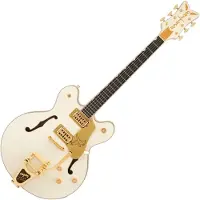 Gretsch Falcon Center Block LTD mit String-Thru Bigsby und Gold Hardware EB Vintage White