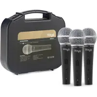 Stagg SDM50-3 Satz 3 professionelle Niere dynamische Mikrofone