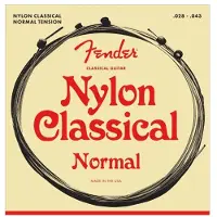 Fender 130 Nylon Clear Silver Ball End Saitensatz für Konzertgitarre 28-43