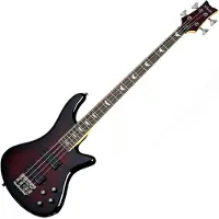 Schecter Stiletto Extreme-4 Bassgitarre Black Cherry