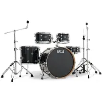Natal Arcadia UFX 22 Am. Fusion 5pc Drum Kit Black Sparkle