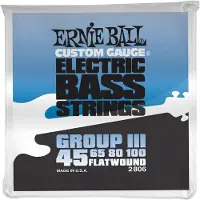 Ernie Ball 2806 Edelstahl-Flachdraht-Bass-Satz 45-100