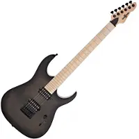 Gear4Music Harlem S E-Gitarre von Transparentes Schwarz