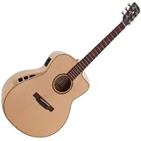 Hartwood Sonata Jumbo Westerngitarre mit Pickup Natural