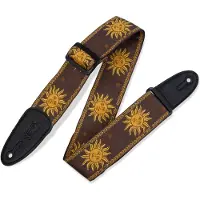 Levys Leathers MPJG-SUN-BRN Jacquard Sun Polyester-Gurt Braun