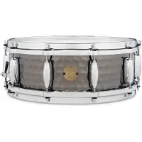 Gretsch drums Gretsch Full Range-Serie – Gehämmerte 14 x 5"-Stahl-Snaredrum Schwarz